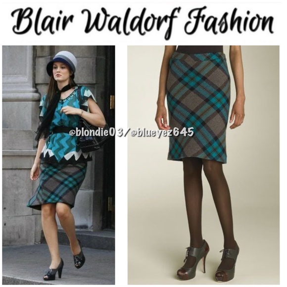 L.A.M.B by Gwen Stefani high waisted plaid skirt 6